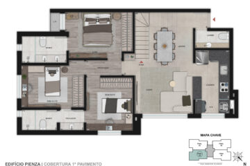 Cobertura 1º Pavimento